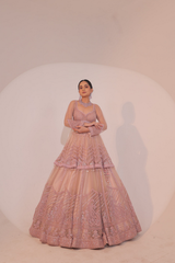 Light Peach Lehenga(G-29)