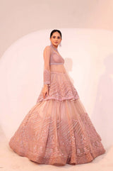 Light Peach Lehenga(G-29)